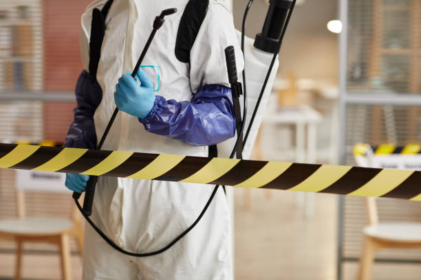 Professional Hoarding Cleanup technician working in Savannah, GA